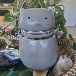 Ceramic Cat Canister